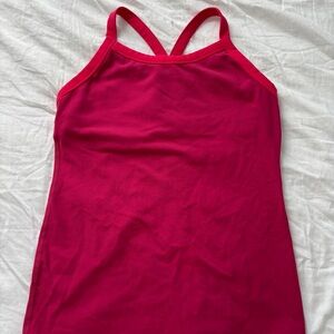 Lululemon Athletic yoga workout Tank Top in Raspberry Size 8